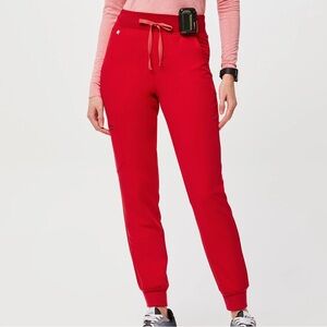 Figs High-Waisted Zamora Jogger Limited Edition - Pop Red